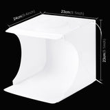 PULUZ Foldable LED Light Box Photo Studio Photography Tent