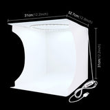 PULUZ Foldable LED Light Box Photo Studio Photography Tent