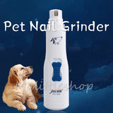 Free 2 AA Battery Electric Pet Nail Grinder Nail Buffer Low Noise Painless