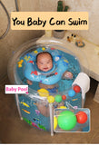 Inflatable Baby Swimming Pool Child Spa Bath Tub Free Neck Float