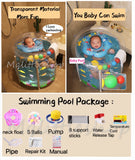 Inflatable Baby Swimming Pool Child Spa Bath Tub Free Neck Float