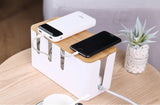 Cable Storage Organiser Management Box Organizer Extension Socket Plug