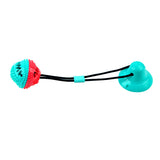 Dog Pull Rope Stick On Floor Interactive Dog Toy Suction Teething Toy Dog Chew Toy