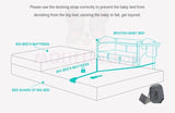 2 Layer Portable Infant Baby Cot Playpen Travel Cot