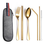 7Pcs Cutlery Set 304 Food Grade Stainless Steel