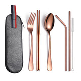 7Pcs Cutlery Set 304 Food Grade Stainless Steel