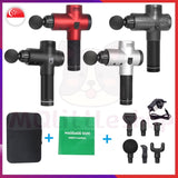 Muscle Massage Gun LCD 30 Speed Portable Percussive High Frequency Vibration Fascial Gun