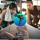 Muscle Massage Gun LCD 30 Speed Portable Percussive High Frequency Vibration Fascial Gun
