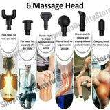 Muscle Massage Gun LCD 30 Speed Portable Percussive High Frequency Vibration Fascial Gun