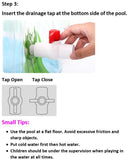 Inflatable Baby Swimming Pool Child Spa Bath Tub Free Neck Float