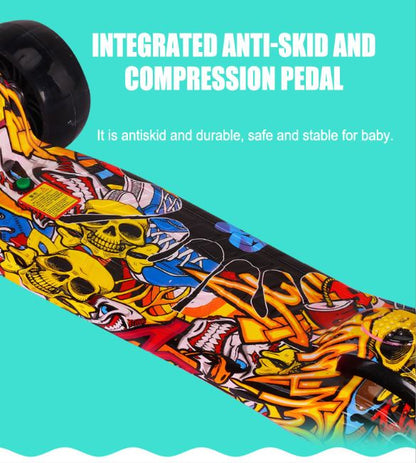 Kids Scooter Foldable Light Up Music