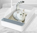 Cat Litter Box semi closed cat litter basin detachable splash proof