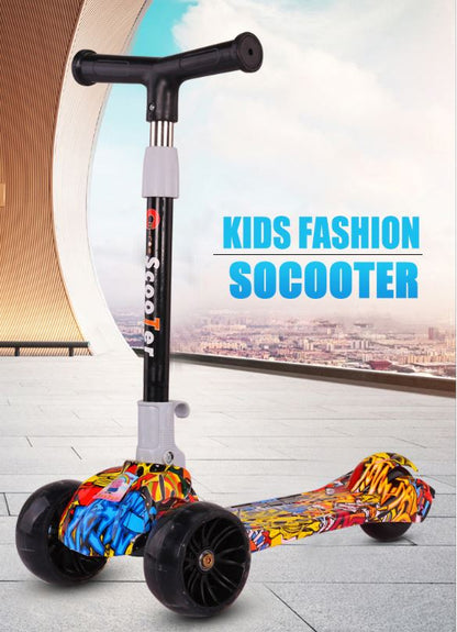 Kids Scooter Foldable Light Up Music