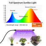 [Local Seller]4 Heads Grow Light Tube for Indoor Plant USB 80 LED Red Blue Full Spectrum Sunlike Light