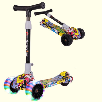 Kids Scooter Foldable Light Up Music