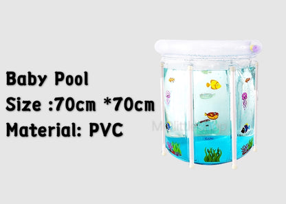 Inflatable Baby Swimming Pool Child Spa Bath Tub Free Neck Float