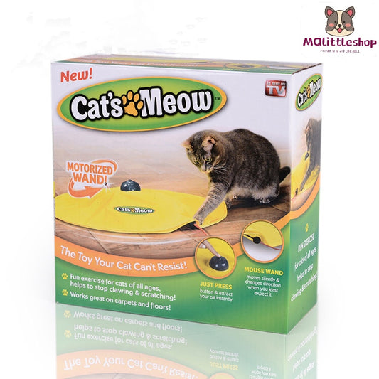 Cat Toy Automatic Cat Electric Rotating Spinning Toy Automatic Tail Training Toy