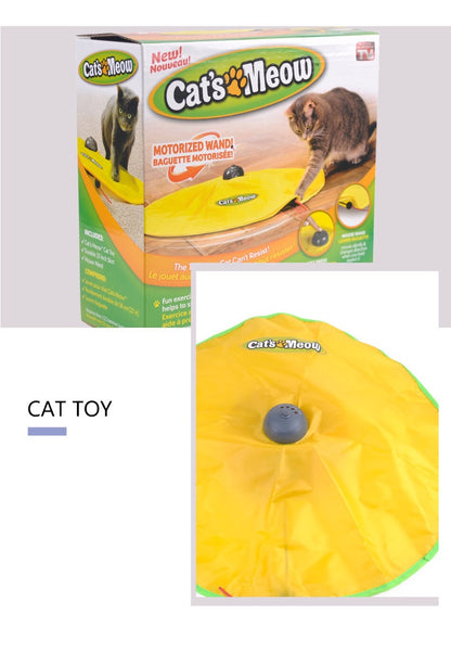 Cat Toy Automatic Cat Electric Rotating Spinning Toy Automatic Tail Training Toy