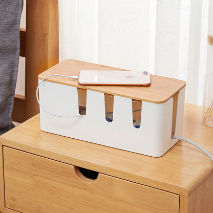 Cable Storage Organiser Management Box Organizer Extension Socket Plug
