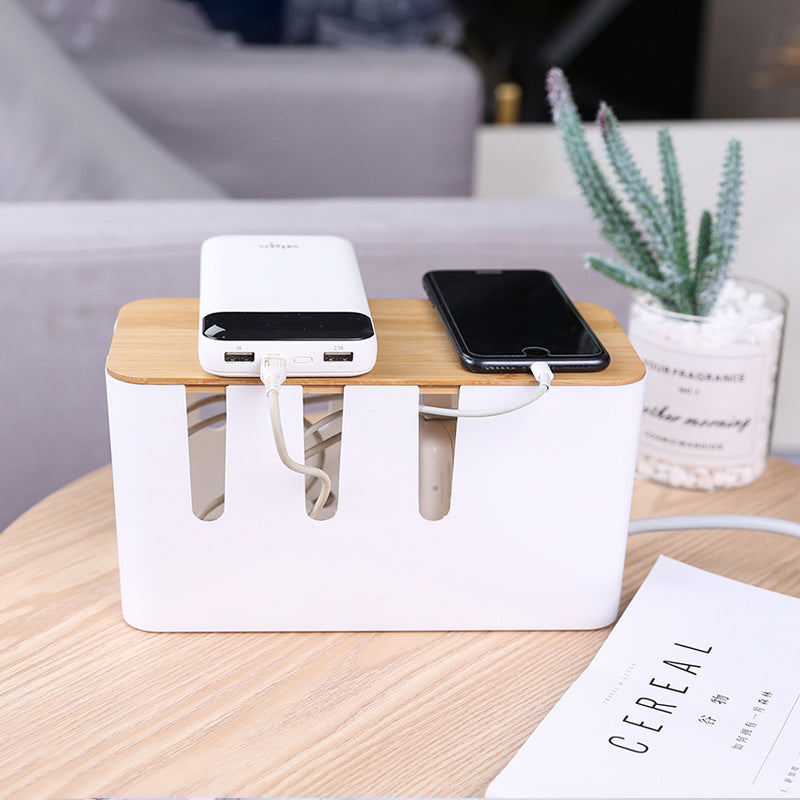 Cable Storage Organiser Management Box Organizer Extension Socket Plug