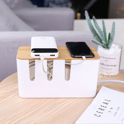 Cable Storage Organiser Management Box Organizer Extension Socket Plug
