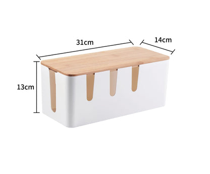Cable Storage Organiser Management Box Organizer Extension Socket Plug