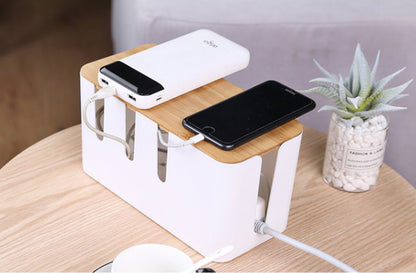 Cable Storage Organiser Management Box Organizer Extension Socket Plug
