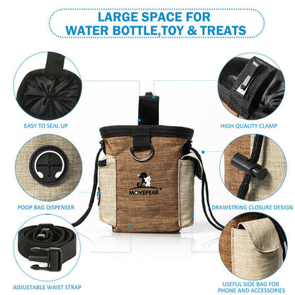 Pet Dog Cat Outdoor Training Waist Pouch Puppy Bait Treat Snack Food Bag Holder