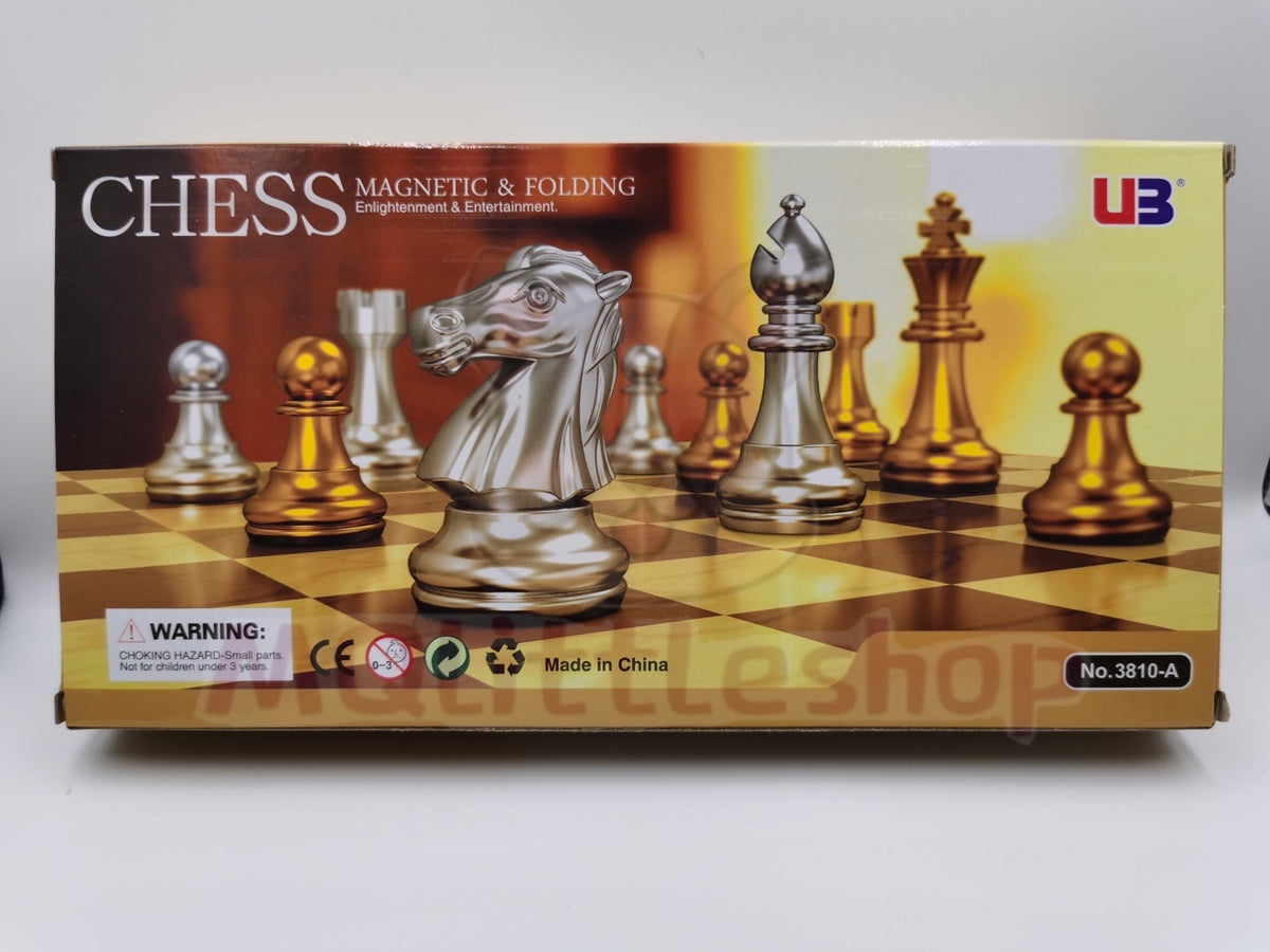 Magnetic English Chess Set Foldable Board