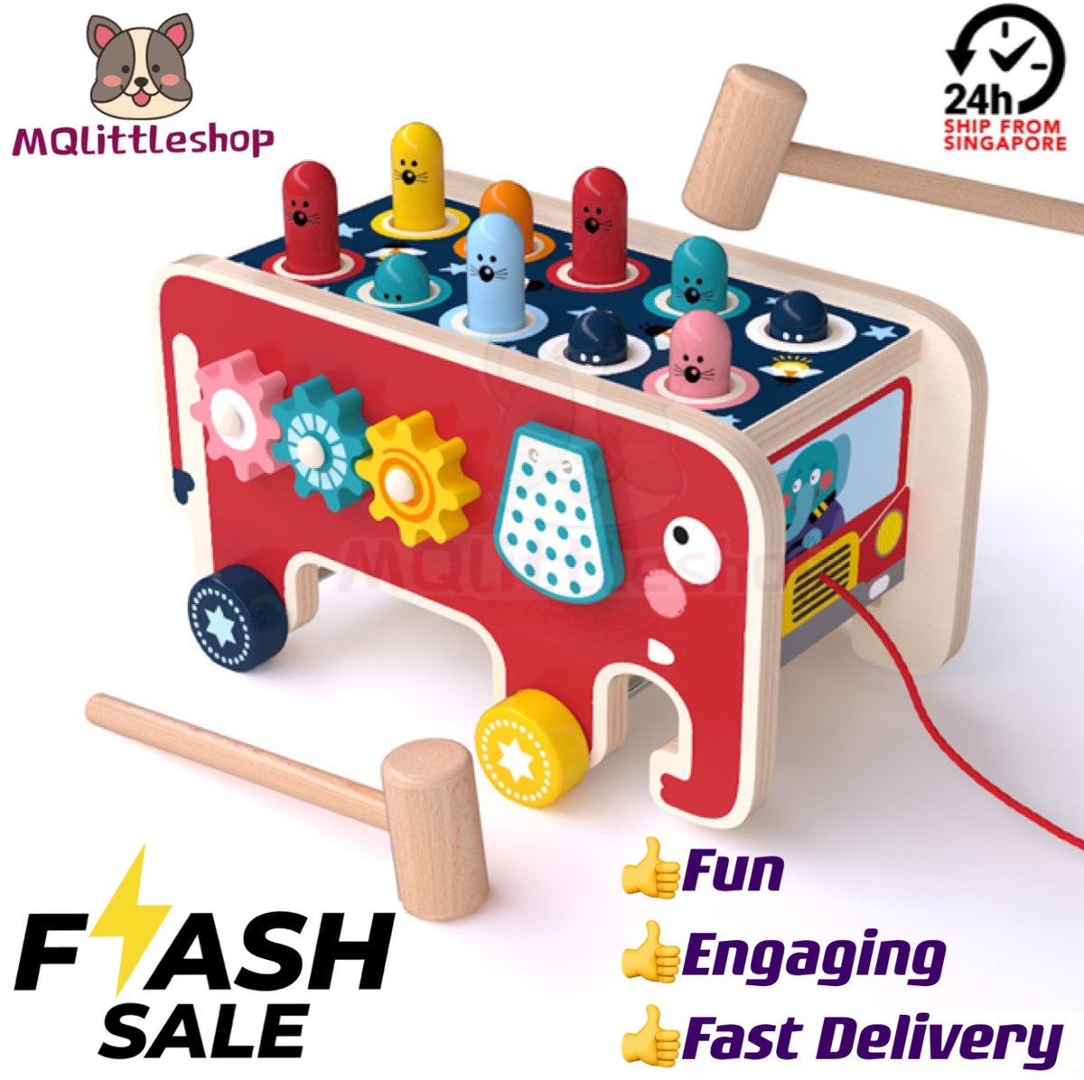 Wooden Hammer Toy Wooden Montessori Toy