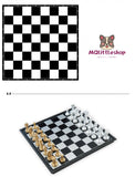 Magnetic English Chess Set Foldable Board