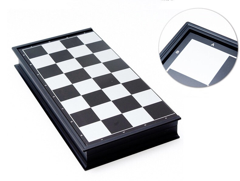 Magnetic English Chess Set Foldable Board