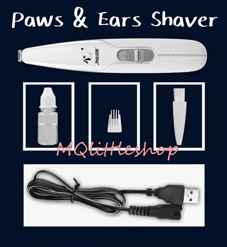 Dog Cat Paw ears around eyes paw pad shaver professional pet grooming
