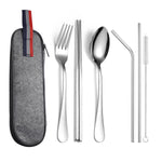 7Pcs Cutlery Set 304 Food Grade Stainless Steel