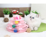 Cat Ball Toy 4 Tier Cat Teaser Toy Intelligence Toy Smart Toy Cat Toy
