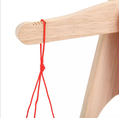 Wooden Montessori Toy Wooden Balance Scale Toy Kids Toy Children Educational Toy Teaching Aid Logic And Maths Learning