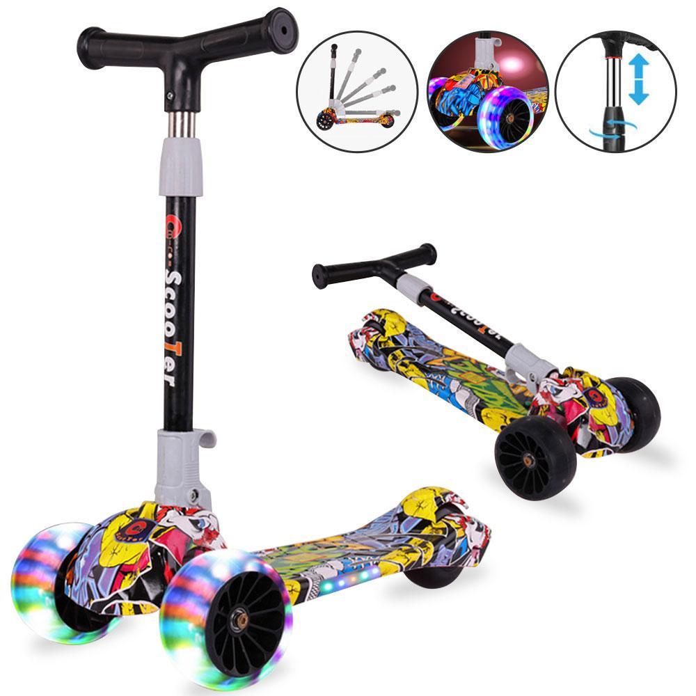 Kids Scooter Foldable Light Up Music