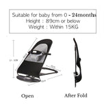 Newborn Rocking Chair Baby bouncer Foldable Bouncer Recliner